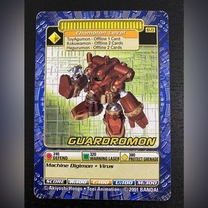 Guardromon ST-73 2001 Digimon Trading Card